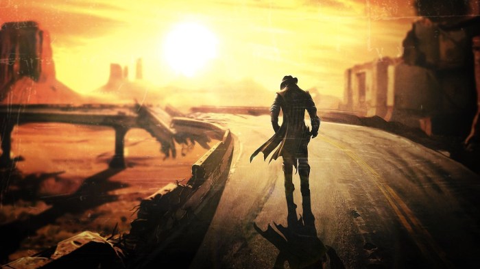 Fallout vegas lonesome road wallpaper desktop backgrounds wallpapers games