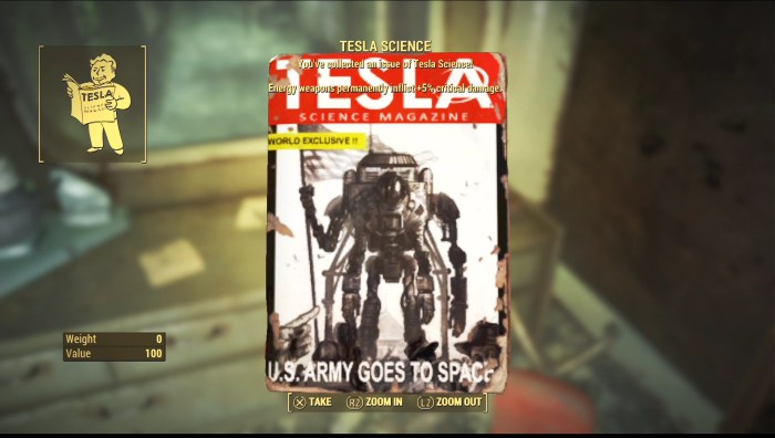 Tesla science fallout 4