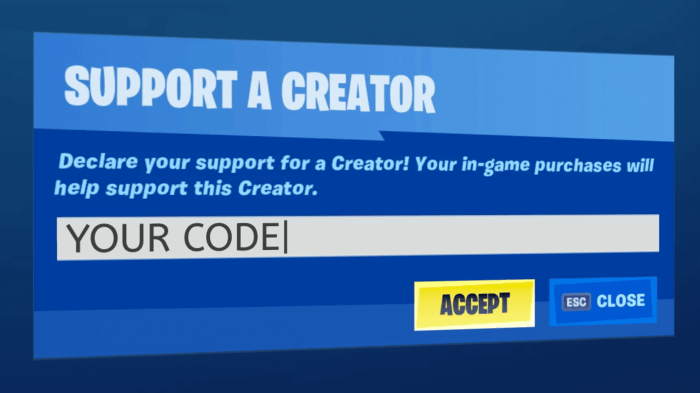 Epic games creator tags