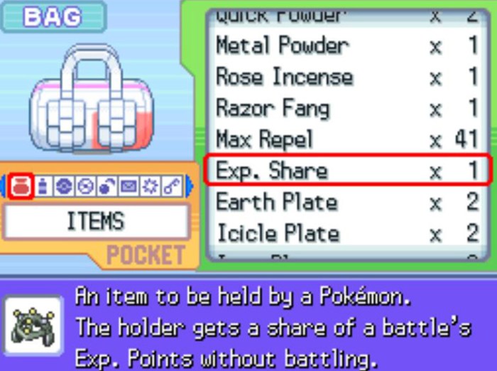 Bronze brick pokemon exp