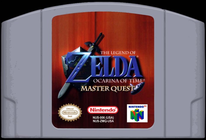 Zelda n64 master quest ocarina time legend