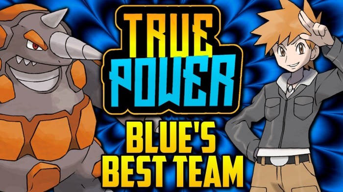 Best team in pokemon blue