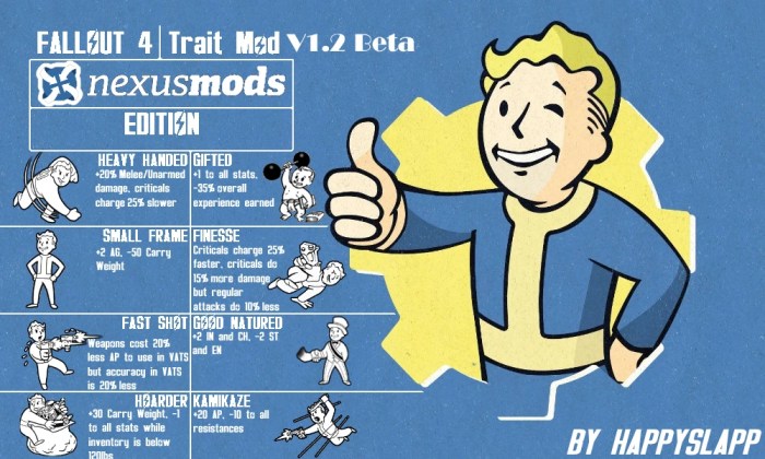 Fallout 4 unique traits