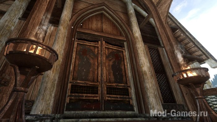 Glorious doors of skyrim