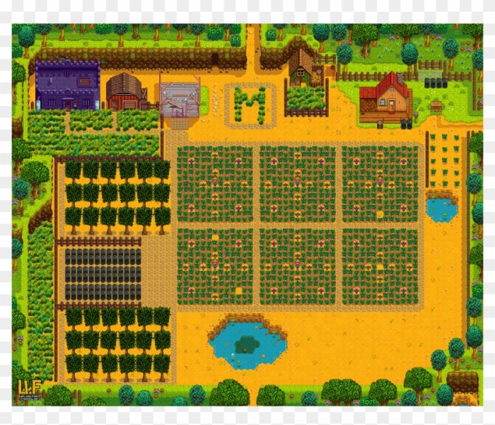 Junimo hut farm layout