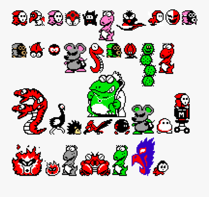 Super mario 2 enemies