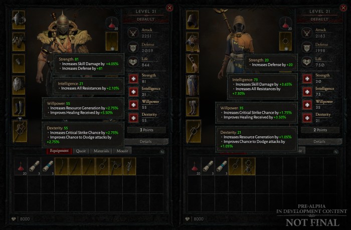 Diablo 4 inventory system