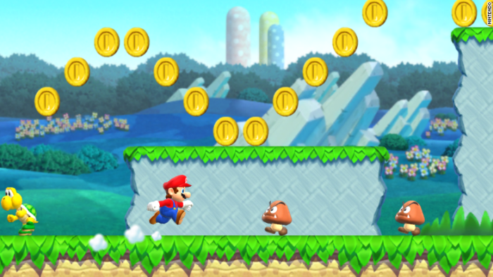 Mario run 1 2 400 coins