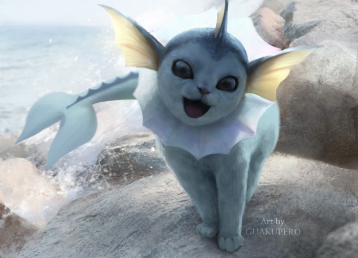 Vaporeon in real life