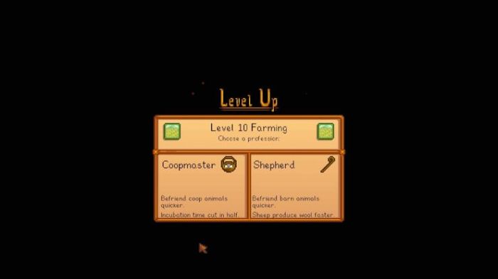 Stardew level 10 farming