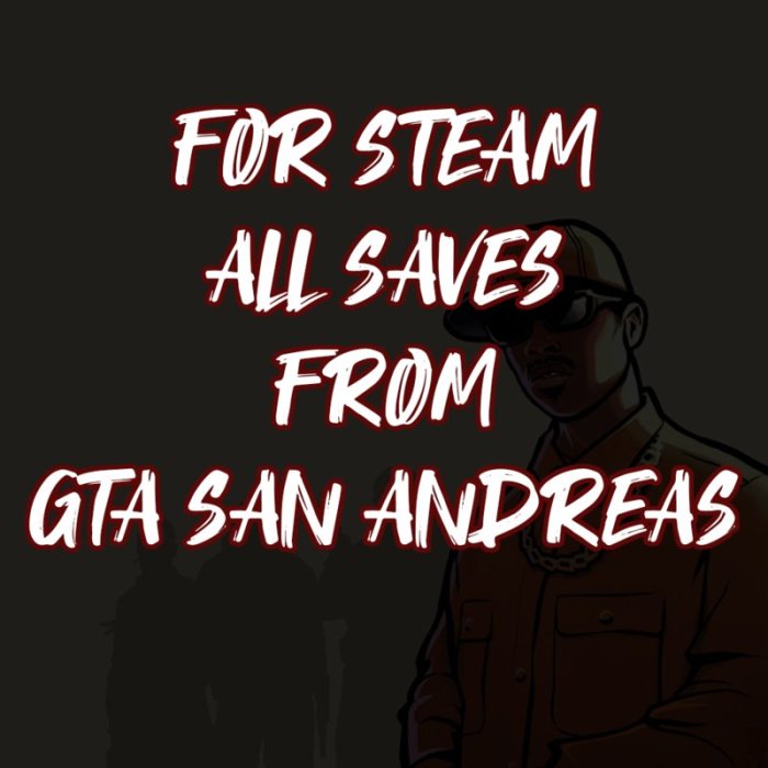 Gta san andreas saves