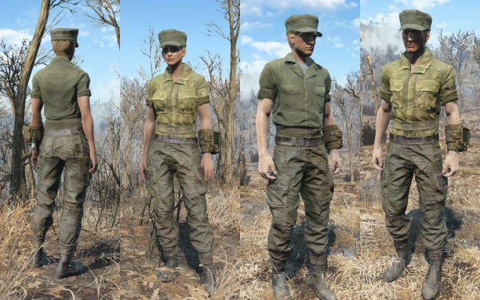 Fallout 4 army fatigues