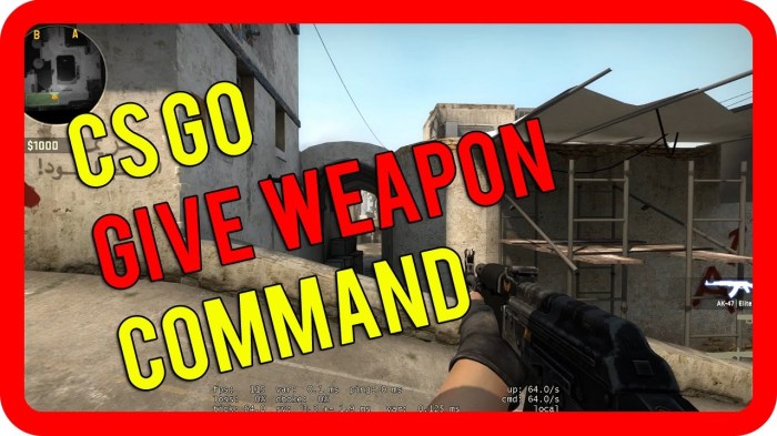 Cs go command give weapon