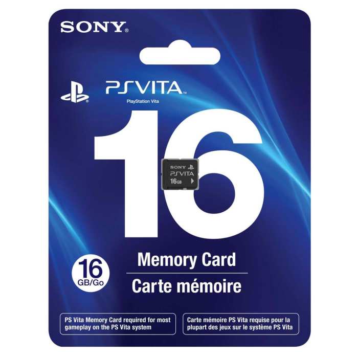 Ps vita memory cards