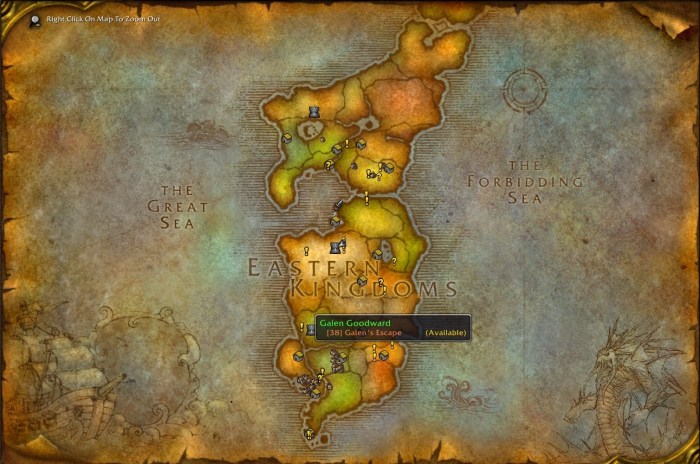 Quest helper add wow vanilla map where