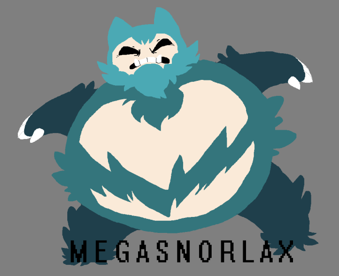 Mega snorlax radical red