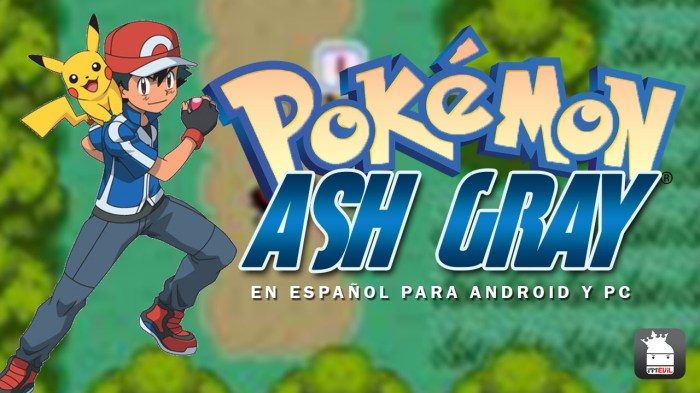 Pokemon ash gray pokémon grey game version games gba rom made episode hacks fan する 選択 ボード emulator