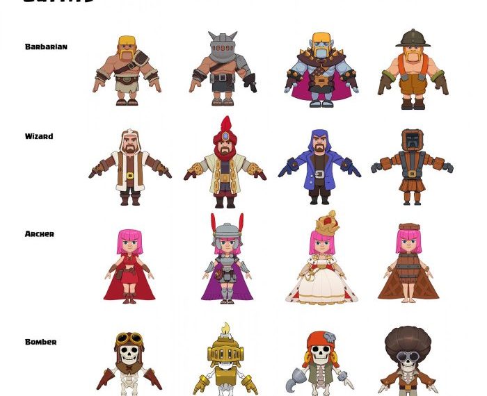 Heroes in clash of clans