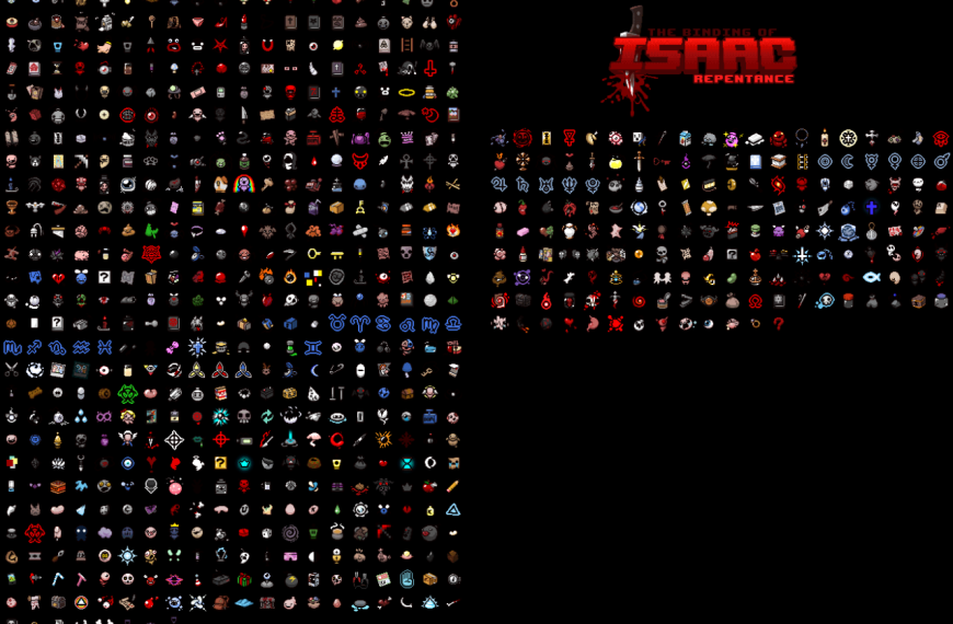 The binding isaac items