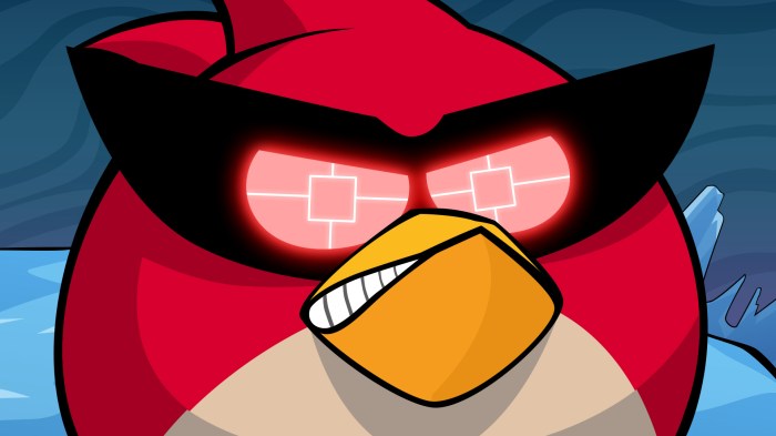 Angry birds space red