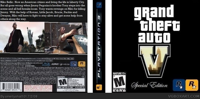 Theft grand iv edition special auto cover box playstation 28th 2007 december