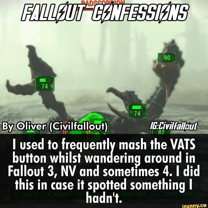 Fallout 4 vats button