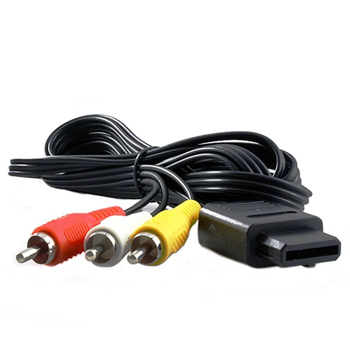 Nintendo rca av 6ft cables n64