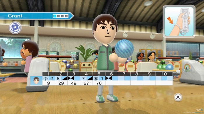 Wii sports bowling tips