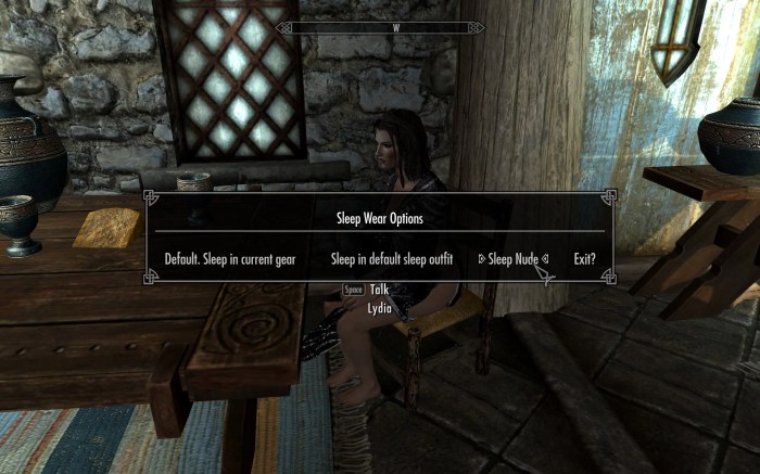 Skyrim where to sleep