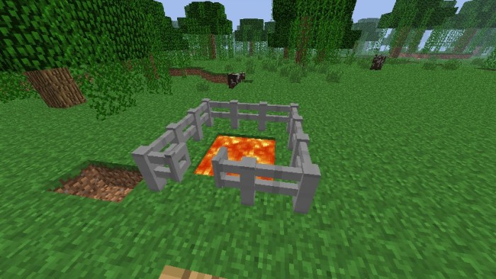 Iron fence in minecraft