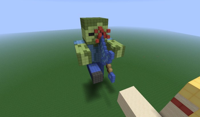 Minecraft one pixel skin