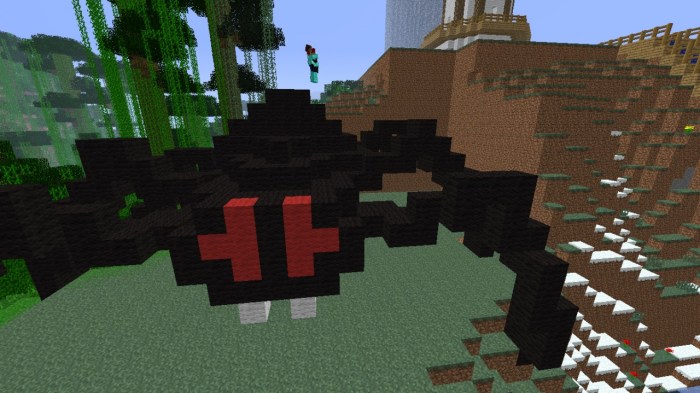 Minecraft spider building