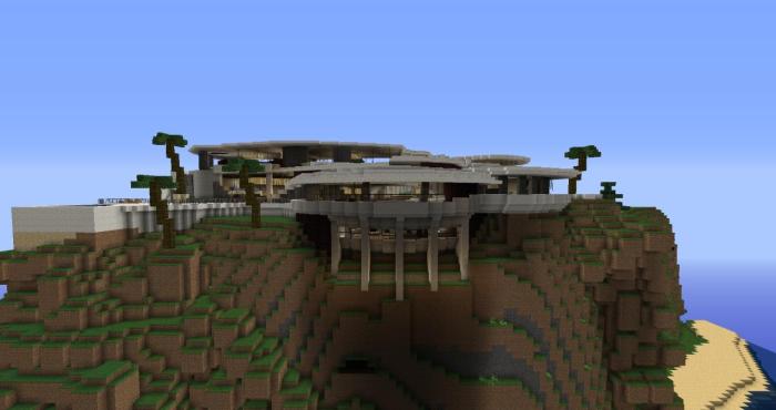 Minecraft iron man house