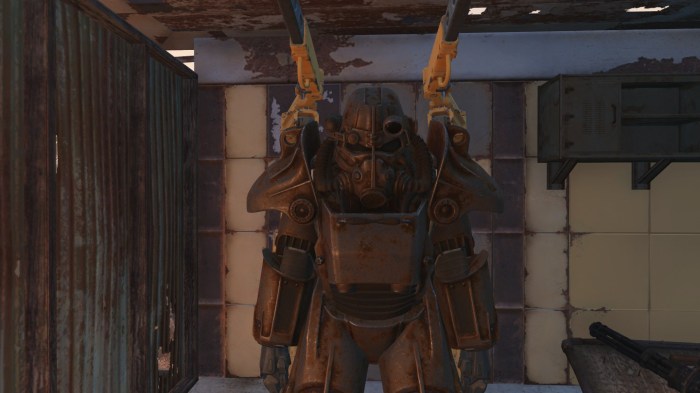 How to repair power armor