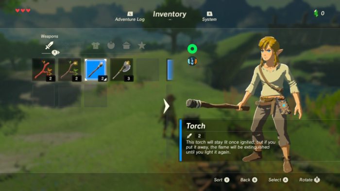 Torch zelda