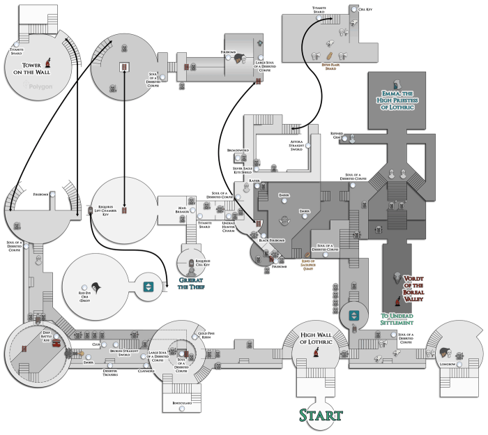 Wall lothric high darksouls3 map areas set mb