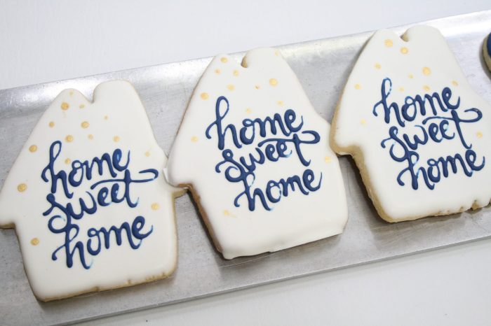 Home sweet home cookies
