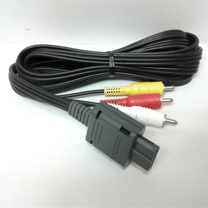 N64 connect composite tv nintendo cables