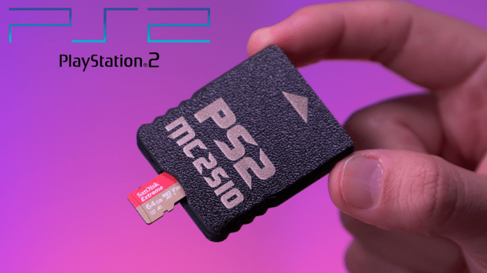 Usb to memory card ps2