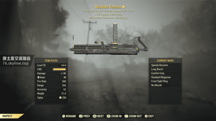 Fallout 76 item value