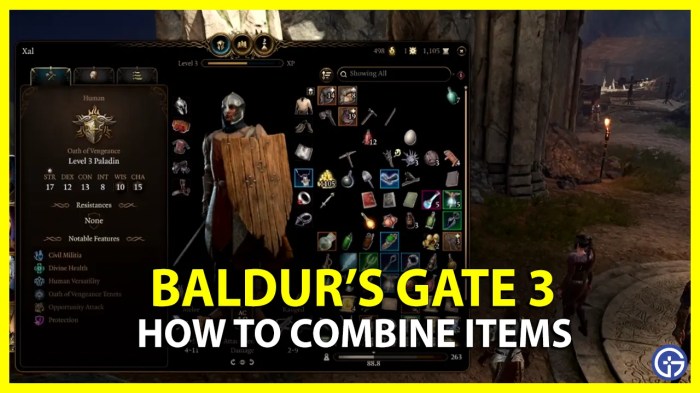 How to stack items bg3