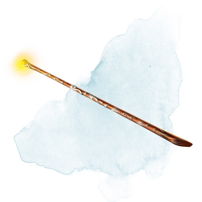Crooked wand of fireballs
