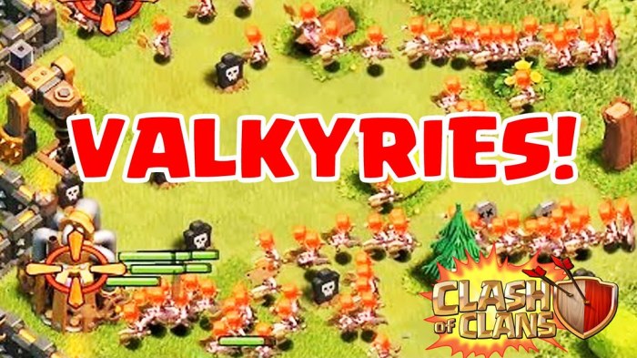 Clash of clans valkyries