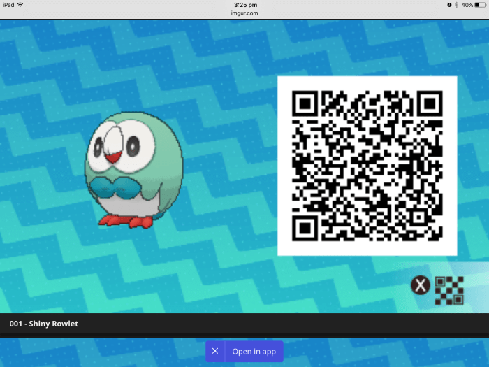 Qr code shiny pokemon