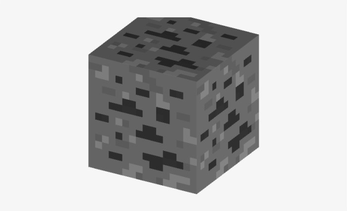 Minecraft block of coal