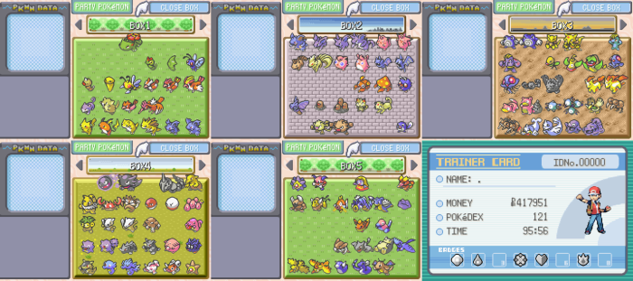 Fire red vs leaf green