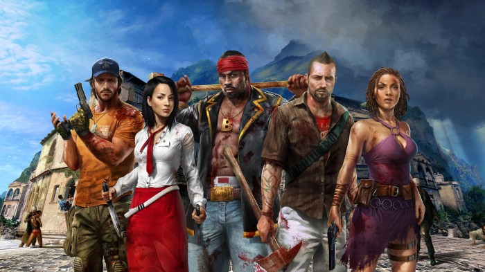 Dead island 1 characters