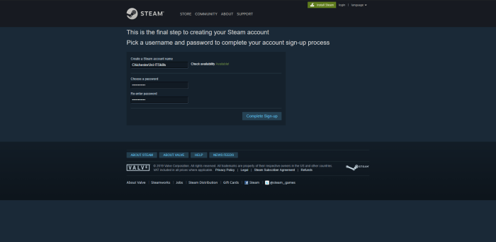 Check steam account age