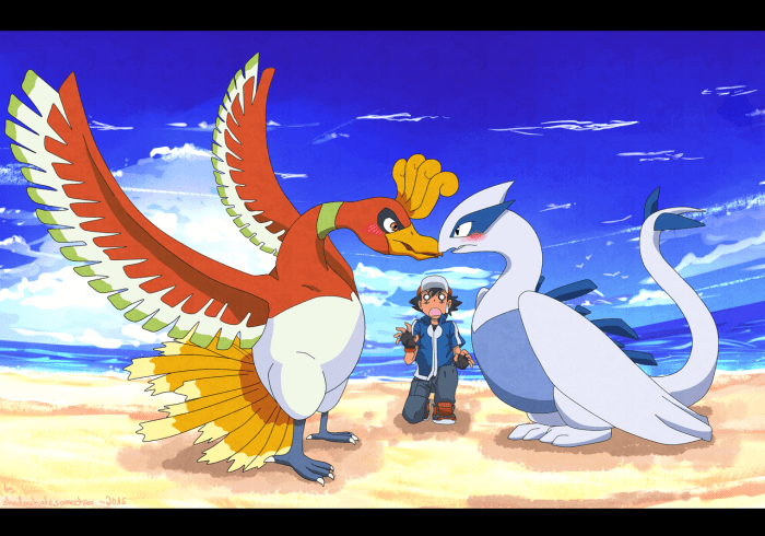 Pokemon ho oh and lugia