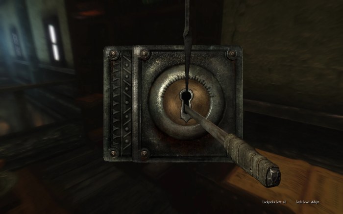 How to lockpick skyrim